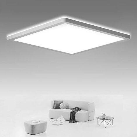 LED Ceiling Light, Interior Bathroom Hallway Kitchen Toilet Garage, 15 W, 1800 LM, 4000 K, 22 cm, White (1/5)