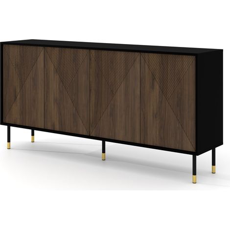 MOBILE WOODY IV 4P 180 NERO OPACO ROVERE CATANIA