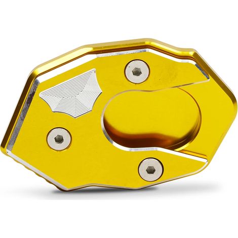 (Jaune) Compatible avec Kawasaki Z900RS Z900 RS toutes années - Extension de béquille latérale CNC - Pièce maxpower (1/3)