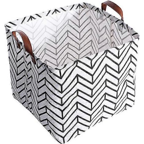 Grand panier à linge polyvalent en coton et lin, panier à vêtements et articles divers (1/5)