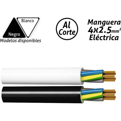 Manguera eléctrica 4x2.5mm2 Negro/Blanco RV-K  Negro/Blanco RV-K
