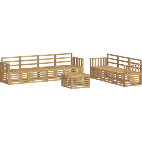 Juegos de sofás Madera de Acacia Sólida vidaXL