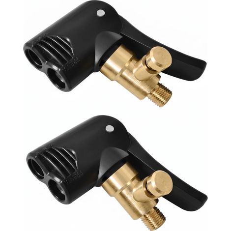 2 Pièces Adaptateur Valve Presta 2-En-1 Embout Pompe Vélo Dégonflable Auto (1/5)