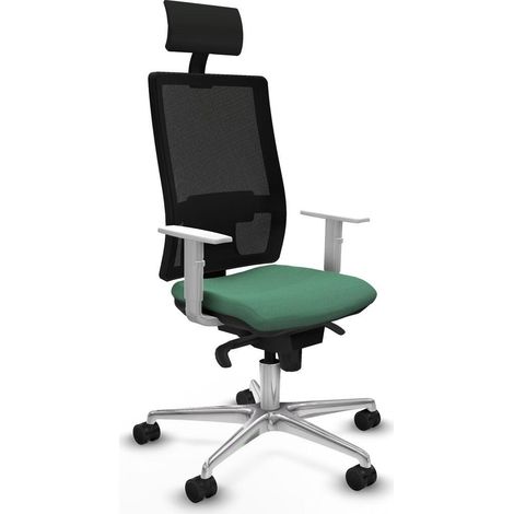 Piqueras-y-crespo Chaise Ergonomique Moderne Vert Émeraude (1/3)