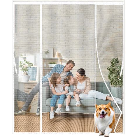 Personnaliser Moustiquaire Porte Magnétique,Magnétique Moustique (1/5)