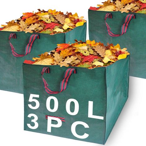Sac à Feuilles réutilisable Sac de Rangement de Jardin Pliable (1/5)