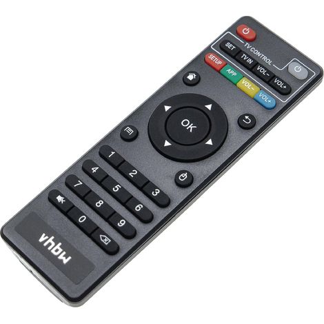 vhbw telecomando compatibile con Android TX3, V88, TX6, X96 streaming box, Internet TV Box - Telecomando di ricambio