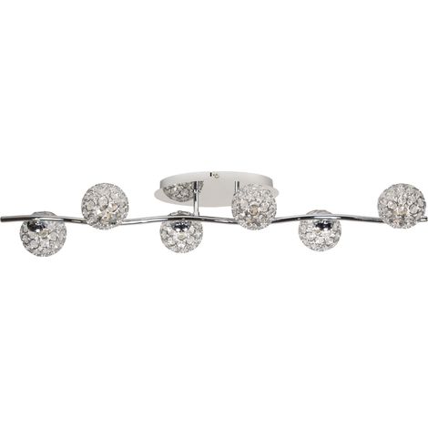 Candellux Starlet 96-85941 plafoniera cristallo cromo 6xG9
