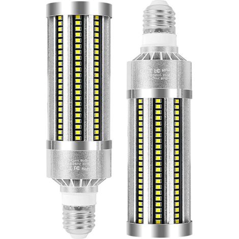 Super Bright Ampoule Led E27 35W Blanc Froid 6000K 4200LM équivalent ampoules à incandescence 300W, Ampoules Maïs Lampe Led E27 Non Dimmable Ampoules E27 LED Mais - Lot de 2 (1/5)