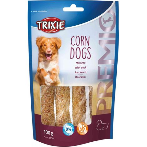 Premio corn dogs, au canard 4 pcs/100 g (1/2)