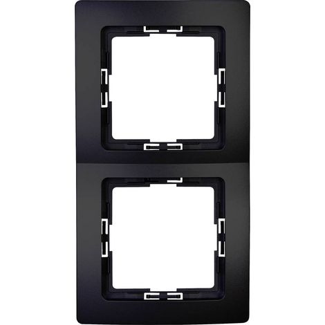 Kopp Telaio di copertura Coperchio Paris Nero (opaco) 308550069 1 pz. (1/2)