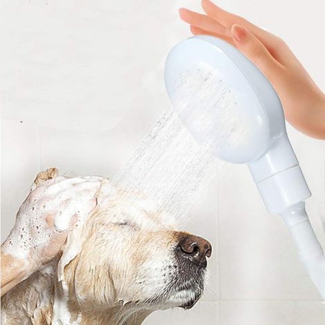 Pommeau de douche simple à connexion rapide pour robinet, shampoing pour douche, pommeau de douche à main pour salle de bain, ensemble de douche pour animaux de compagnie. (1/5)