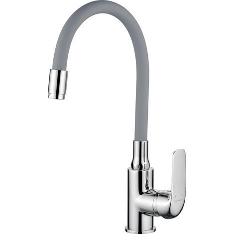 Rubinetto per lavabo a pavimento con beccuccio flessibile (1/3)