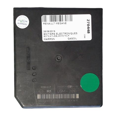 Boite A Fusibles RENAULT Megane [PRODUIT D'OCCASION]♻️usm2010