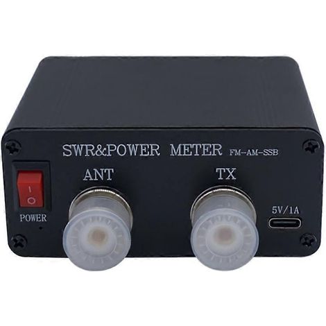 Indicateur de puissance SWR pour les modes FM, AM, CW et SSB, signal sonore en cas d'ondes stationnaires élevées - V2 (1/4)