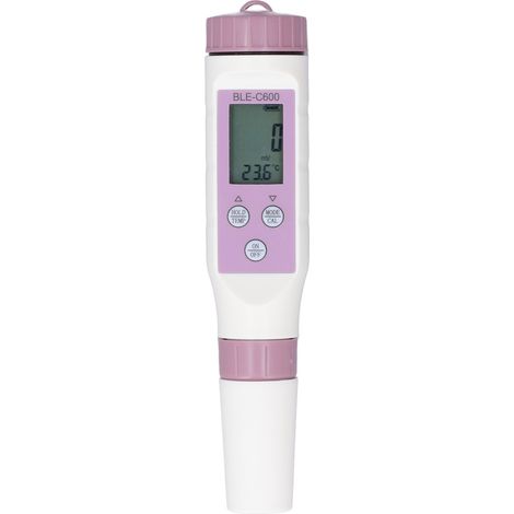 Testeur pH sans fil 7 en 1 EC ORP SG, écran rétroéclairé, connexion Bluetooth 5.2, stockage automatique des données, électrode sensible (1/5)