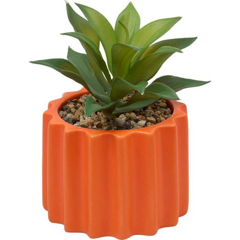 Pianta artificiale in vaso flow 9,5x9,5 cm - Atmosphera créateur d'intérieur