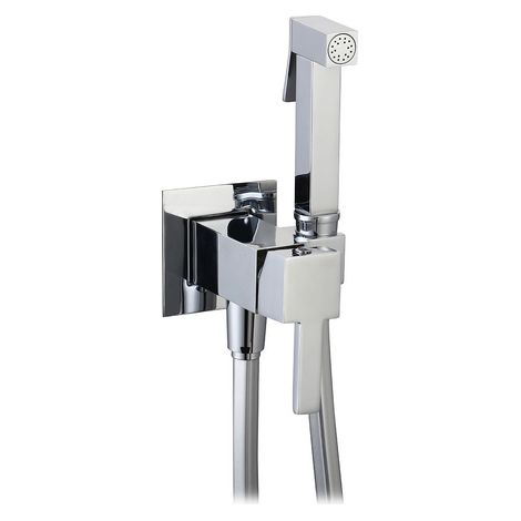 SET MISCELATORE A INCASSO QUADRO CON SHUT-OFF E SUPP. INTEGRATO- Cromo- DH- pezzi 1