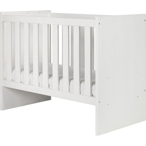 Cuna robusta 60x120 convertible en cama infantil 90x200 color blanco colección DANAÉ. (1/5)