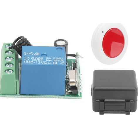 Drahtloses Empfänger- und Senderset für einkanalige 433-MHz-Repeater (12 V DC) – Einfache Bedienung (1/5)