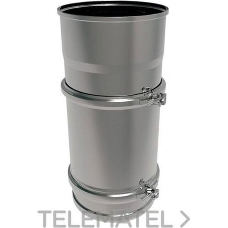 ROS tubo simple pared 355-550 80 ext. 2700788 ros , Tubo Simple Pared 355-550 80 2700788 de la marca Ros Chimney.
