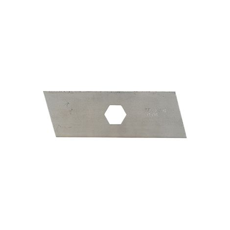 Cuchillo de escarificador adaptable para modelo eléctrico Solo 516 y modelo térmico 518 - L: 163mm, ø: 20,3mm. Reemplaza original