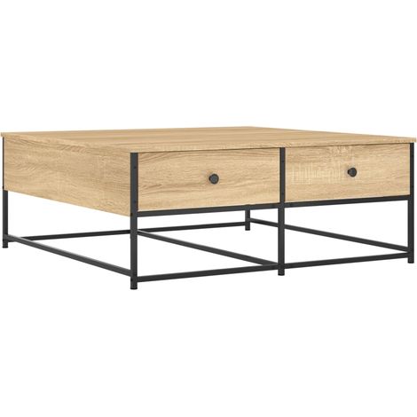 Maison Exclusive - Couchtisch Sonoma-Eiche 100x99x40 cm Holzwerks