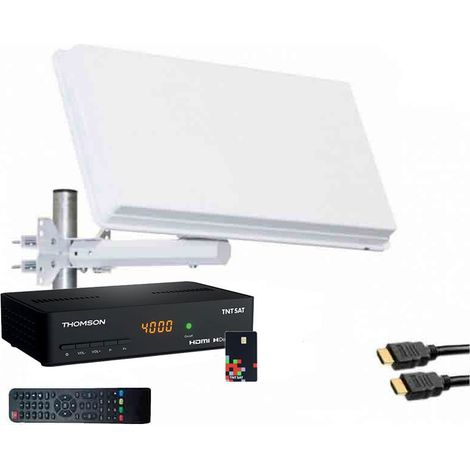 Antenne Satellite - SELFSAT - H30D - LNB Single - Récepteur TNTSAT - 1 Sortie Intégrée (1/4)