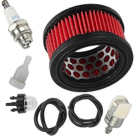 Kit de filtre à air pour tronçonneuse Echo 13030039730 CS-370 CS-400 CS-5000 CS-3500 : filtre à carburant, bougie d'allumage, poire d'amorçage, conduites de carburant et réservoir. (1/4)