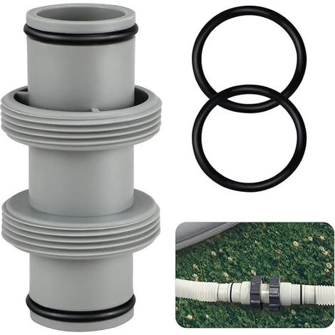 Raccord de tuyau de piscine - Diamètre : 38 mm - 2 voies - Diamètre : 38 mm (1/5)
