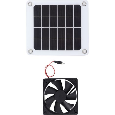 Wasserdichter Solarventilator mit 20% Wirkungsgrad, Solar-Luftabsauger für Wohnmobile, Gewächshäuser, Gärten und den Einsatz im Freien. (1/5)