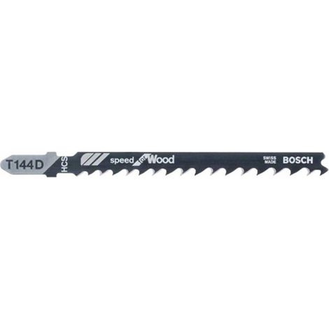 Bosch  3x  Hoja  de  sierra  de  calar  T  144  D  Speed  for  Wood  -  2608630560