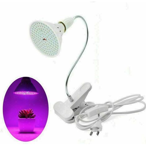 Lampe de Plante LED, Lampe de Croîssance Eclairage 200 LED Lampe Ampoule de Culture Floraison Lumière avec 360 Degrés Réglable Flexible pour Fleurs/Plantes/Légumes Intérieur