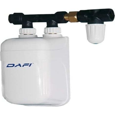 Calentador de agua instantáneo con conexión DAFI 7,3kW, bajo fregadero