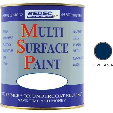 Bedec Multi Surface Paint - Gloss - Britannia - 750ml