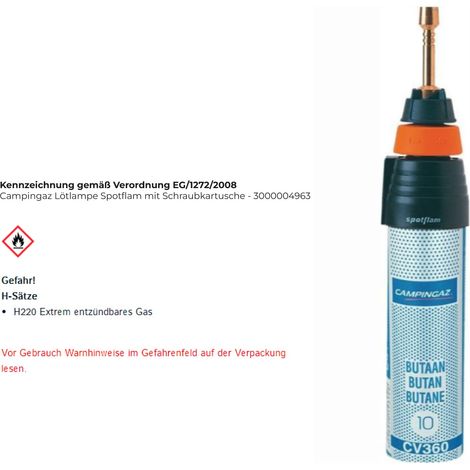 Campingaz Lötlampe Spotflam mit Schraubkartusche - 3000004963