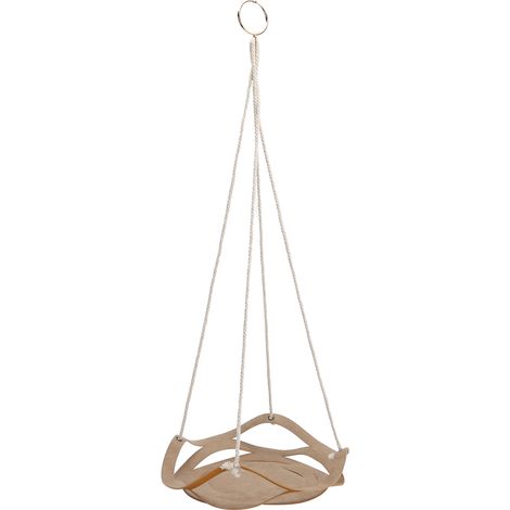 Support mural en cuir PU pour plantes, étagère pour pots de fleurs, décoration intérieure, jaune (1/5)