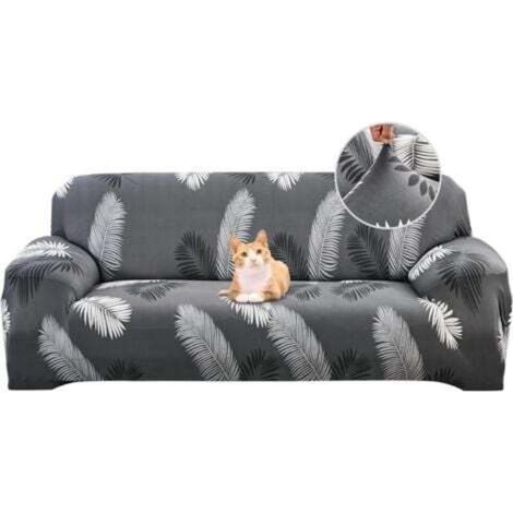 [JAMAIS UTILISÉ] Housse de Canapé Extensible 3 Place Couverture Canapé avec Accoudoirs Moderne Couvre Canapé Elastique Universelle Revêtement (1/4)