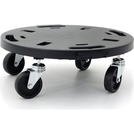 Plataforma con ruedas, ø400 x 125 mm