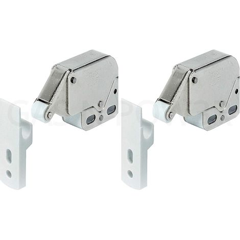 x2 Mini verrou tactile pour portes d'armoires de camping-car