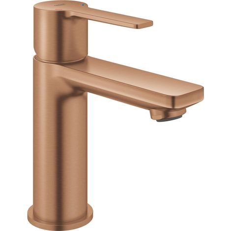 GROHE Mitigeur Lavabo Lineare taille XS - Bonde clic-clac - Warm Sunset brossé - 23791DL0 (1/5)