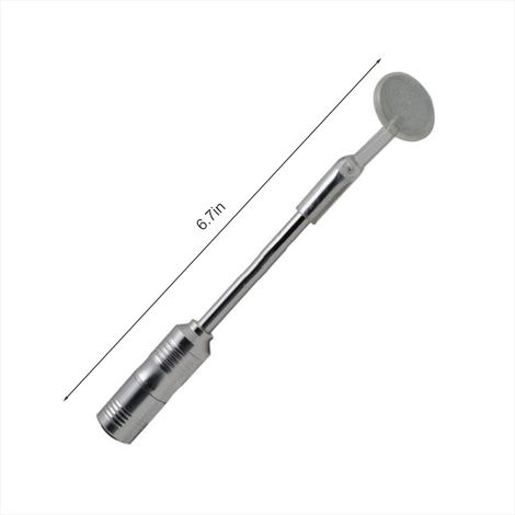 Miroir buccal dentaire en métal avec éclairage LED, outil de nettoyage des dents, équipement de soins buccaux (1/5)