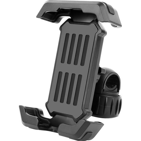 Support téléphone pour vélo et moto, fixation universelle 360° pour smartphones 4,7 à 7,2 pouces