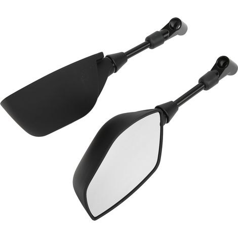 Rétroviseur universel pour moto, fixation flexible pour guidon, verre et support de guidon. (1/5)
