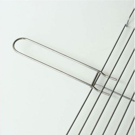 Lève-Grille Barbecue Inox 2pcs, Levier Soulever Grilles Chaudes, Accessoires BBQ (1/4)