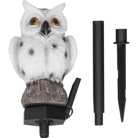 Lumières Solaires De Voie, Lumières Solaires Extérieures De Jardin De Conception De Hibou Lumière De Paysage Actionnée Solaire pour L'allée De Cour De Patio (1/5)