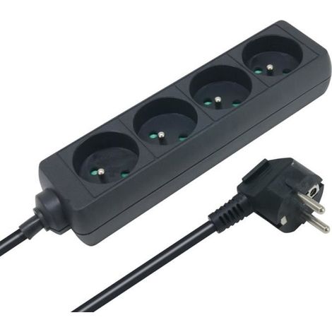 Bloc Multiprise, 4 Prises - Cable De 5 M (1/2)