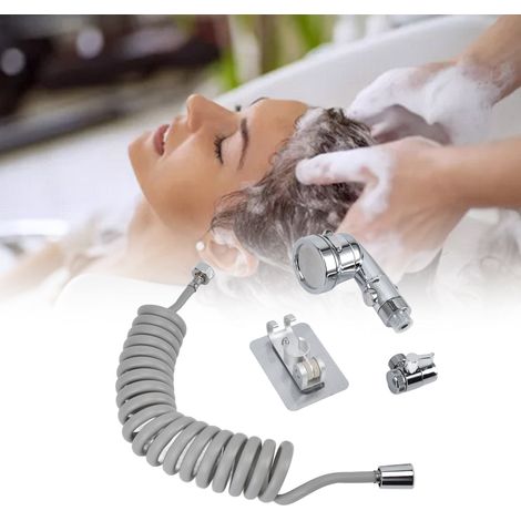 Ensemble douchette à main avec flexible de lavabo, accessoires pour douchette de lavabo et rallonge de robinet. (1/5)