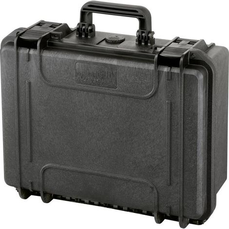 max-products Maletín de herramientas negro robusto sin equipar