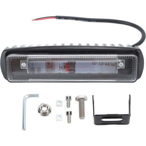 Feu de sécurité LED rouge en alliage d'aluminium pour chariot élévateur, 12 à 80 V CC, éclairage latéral pour camions, entrepôts et chantiers de construction. (1/5)